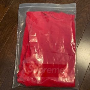 Supreme red studded L/S Top